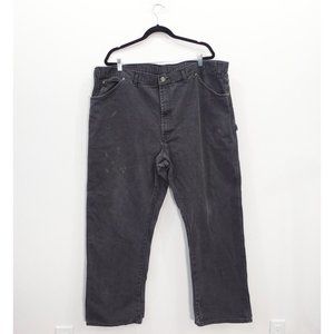 Dickies Jeans Mens Size‎ 44 Black Straight Leg Denim Cotton Carpenter Workwear
